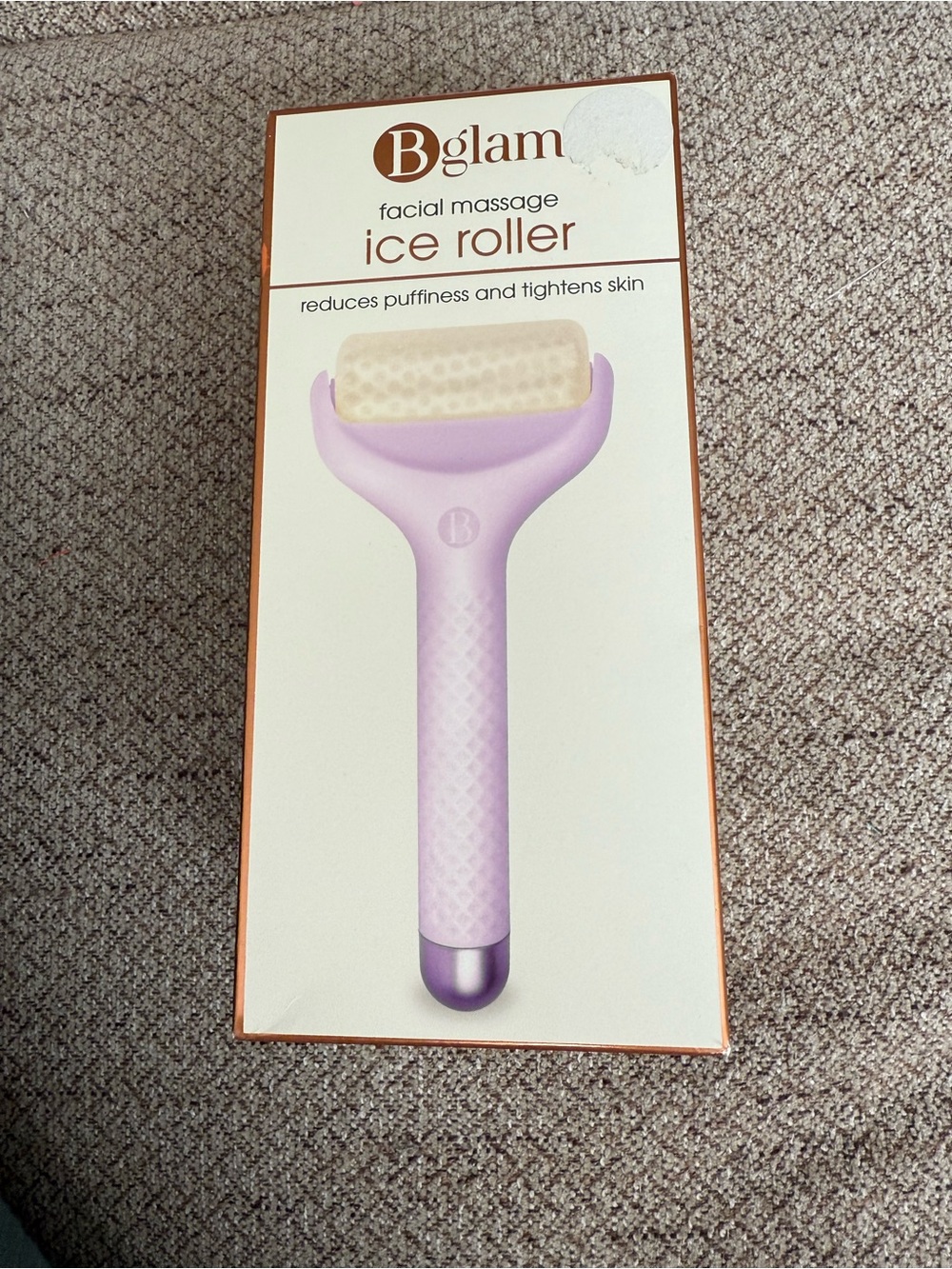 B Glam Facial Massage Ice Roller NEW IN BOX